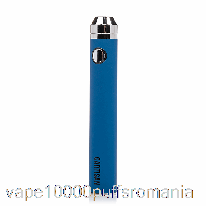 Vape Romania Buton Cartisan Vv 1300 510 Baterie Albastru